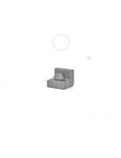 (11) Gomme de bouton tournant