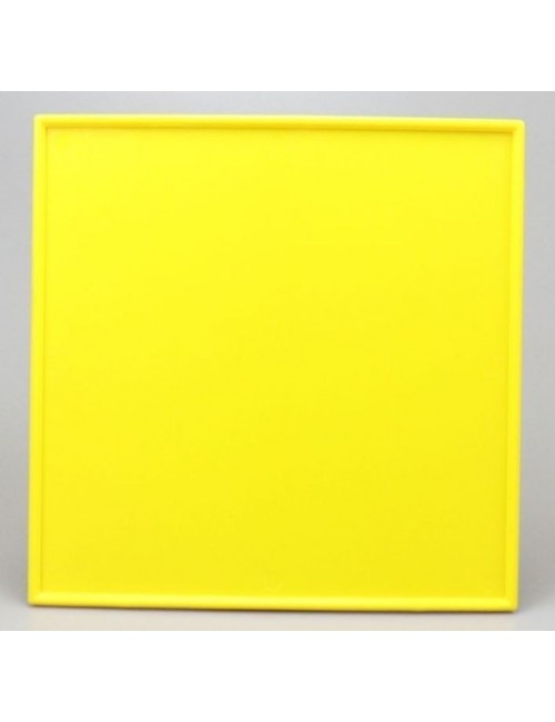 Plaque numéro jaune KG
