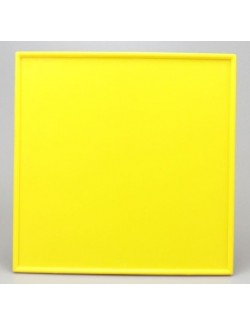 Plaque numéro jaune KG