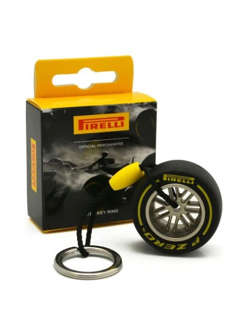 porte cle Pirelli 18 pouce jaune