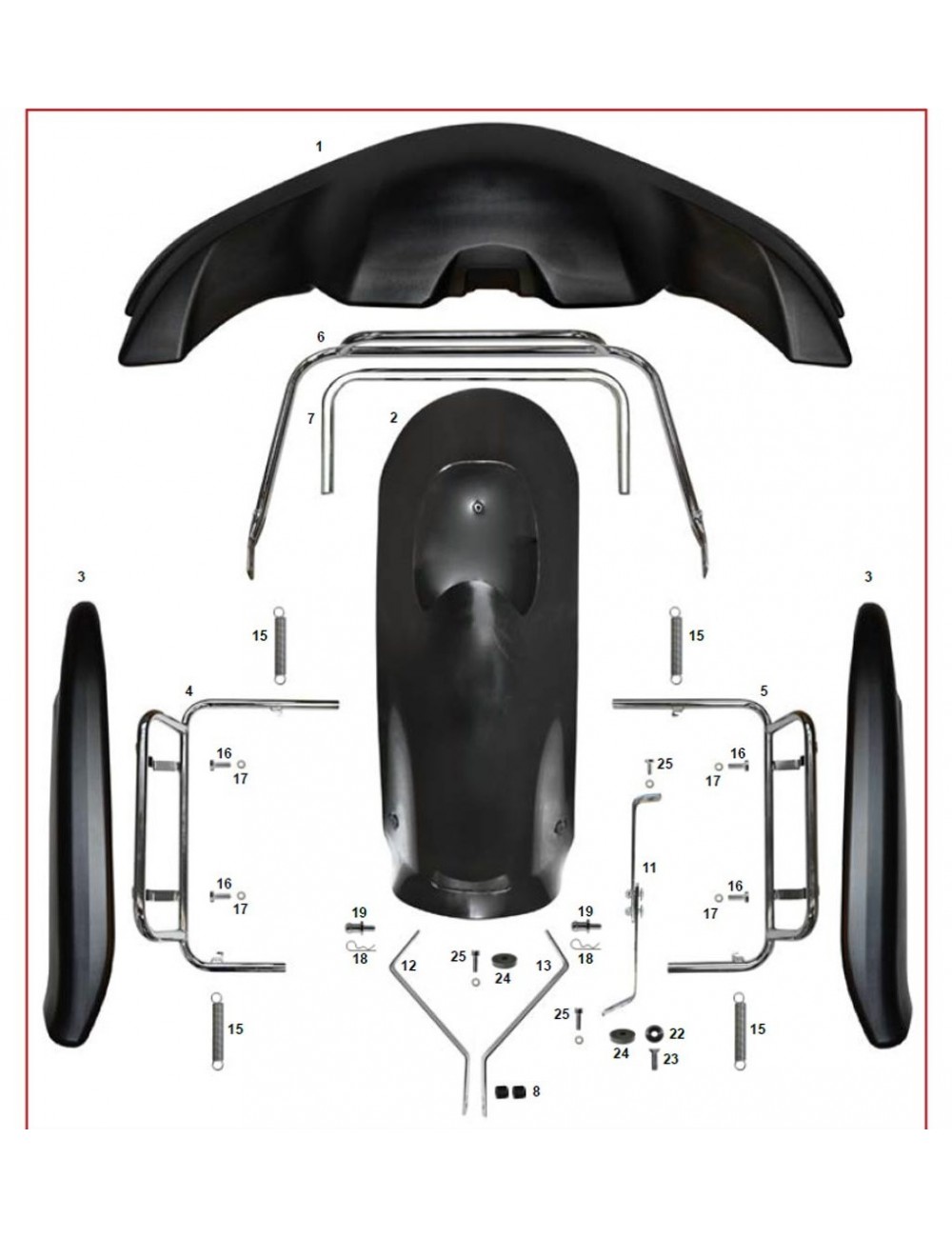 KIT CRG CARROSSERIE 507/508 NOIR COMPLET KIT CRG CARROSSERIE 507/508 NOIR COMPLET