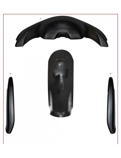 KIT CARROSSERIE CRG 507/508 NOIR NUES (PLASTIQUE SEUL)