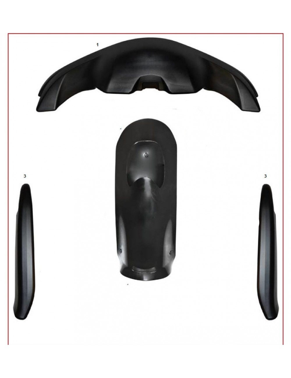 KIT CARROSSERIE CRG 507/508 NOIR NUES (PLASTIQUE SEUL) KIT CARROSSERIE CRG 507/508 NOIR NUES (PLASTIQUE SEUL)