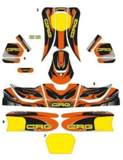 KIT CRG AUTOCOLLANT CRG 507/508 COMPLET
