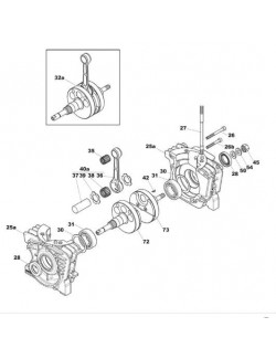 80 Cage Thomson 16 rouleaux d.20mm