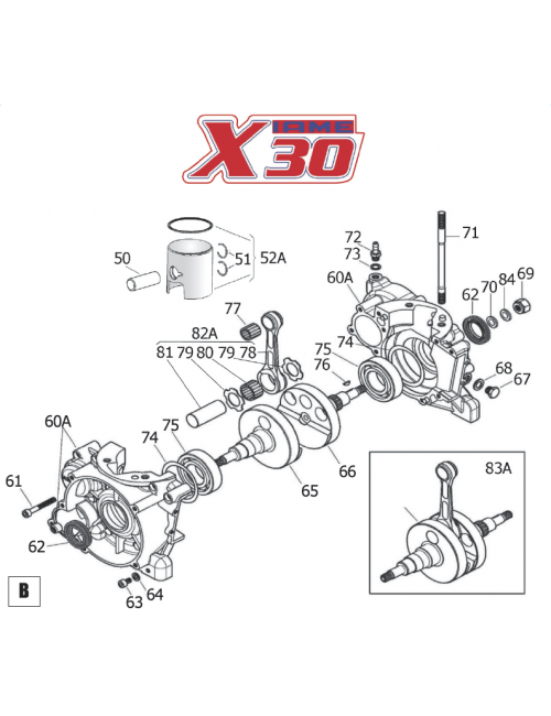 Roulement à rouleaux 6206 - BC1-3342B (ancien 6026) - X30 après 2021