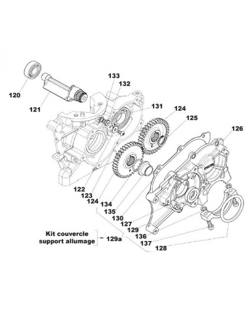 Schraube BHC 5x10 X30 IAME
