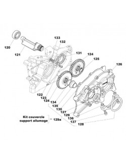 Kit Carter Zundung Unterstützung Abdeckung Iame X30