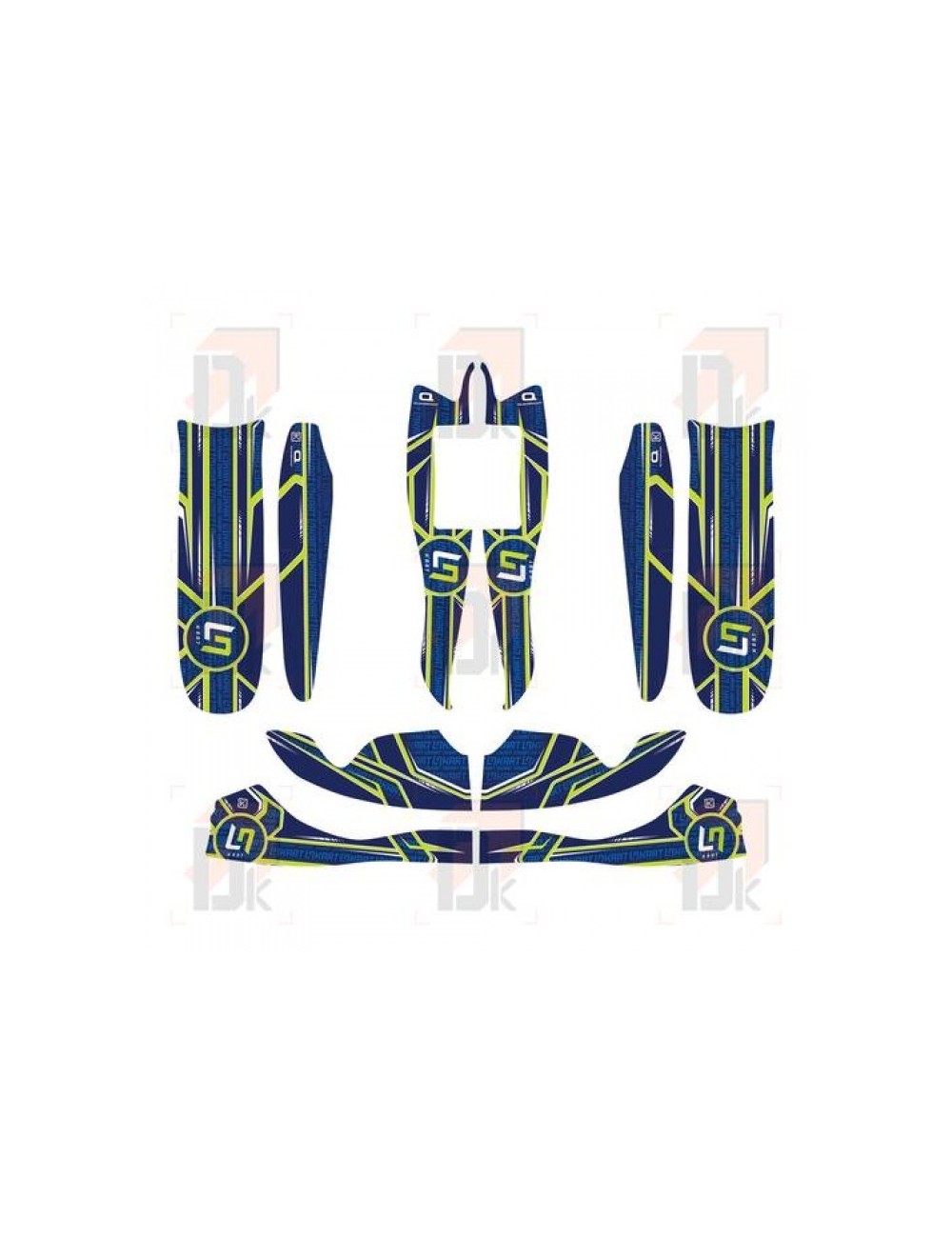 BODYWORK GRAPHIC KIT OTK - LN KART (M8) BODYWORK GRAPHIC KIT OTK - LN KART (M8)