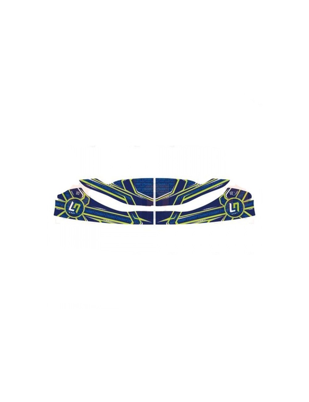 FRONT BUMPER GRAPHIC KIT OTK - LN KART M10 FRONT BUMPER GRAPHIC KIT OTK - LN KART M10