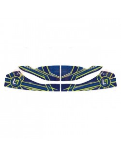 FRONT BUMPER GRAPHIC KIT OTK - LN KART M10