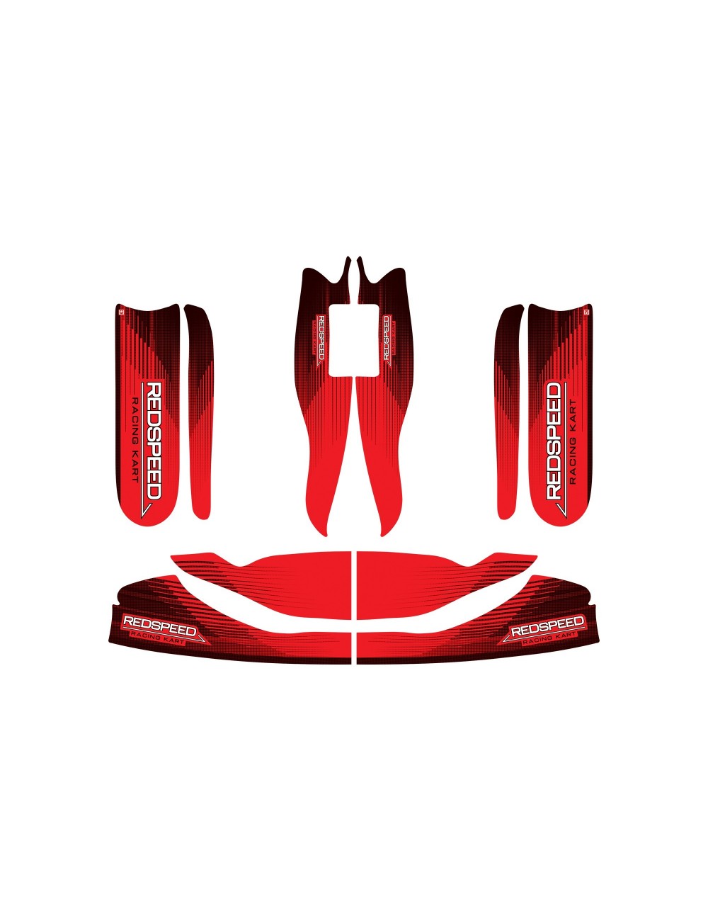 KIT GRAFICO PER CARROZZERIA OTK - REDSPEED M10 KIT GRAFICO PER CARROZZERIA OTK - REDSPEED M10