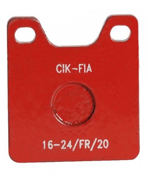 Plaquettes AR KART REPUBLIC rouges (NEW) (x2)