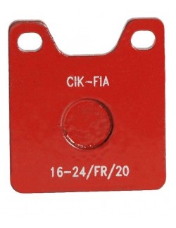 Plaquettes AR KART REPUBLIC rouges (NEW) (x2)