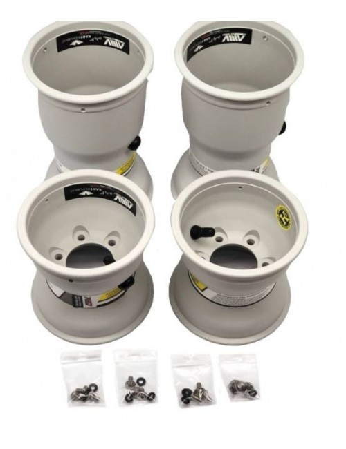 Set Jantes magnesium AMV 6 Trous Oxitech 130mm-212mm Kart Republic KR