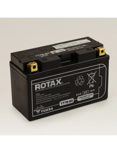Rotax batterie YUASA 12V-6,5Ah avec pack 