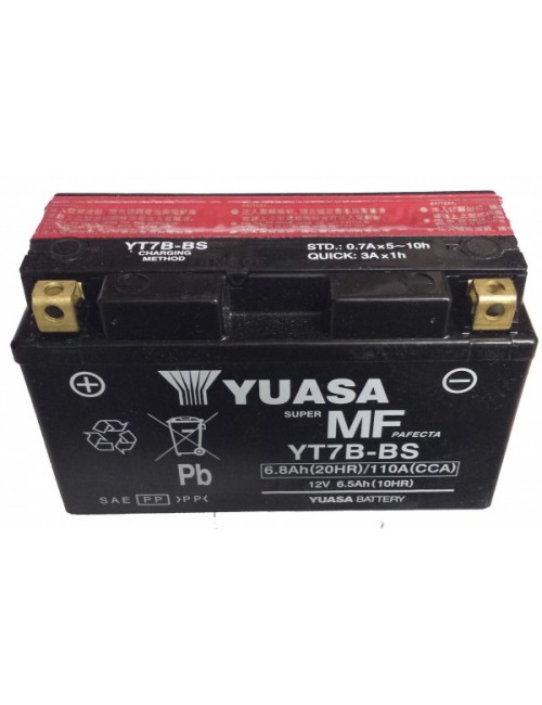 BATTERIE YUASA ACIDE SEPARE YT7B.BS