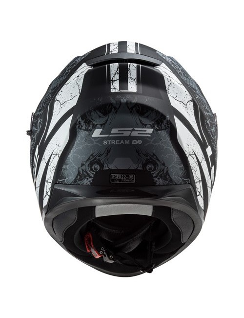 casque LS2 THRONE noir-mat/titan