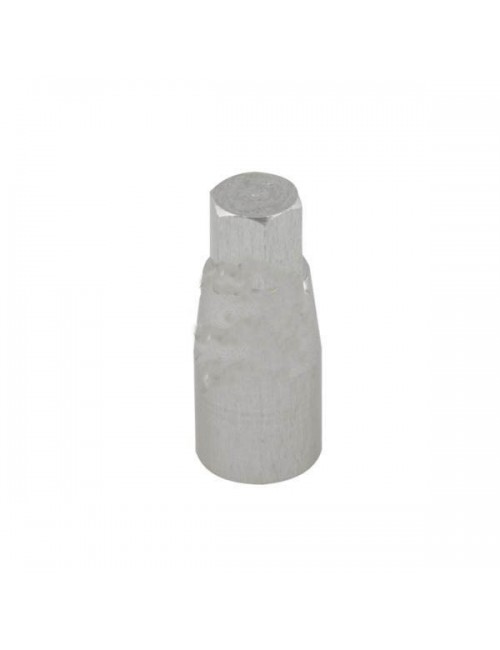 ECROU CYLINDRIQUE M8, EXAGONE 10mm, EN ALUMINIUM ANODISE