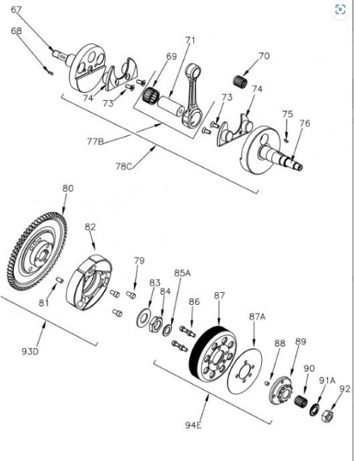 74-Entretoise nylon...