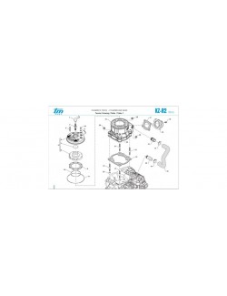 CHAMBRE DE COMBUSTION KZ-R2 3.3 TMKART-MAGICKART