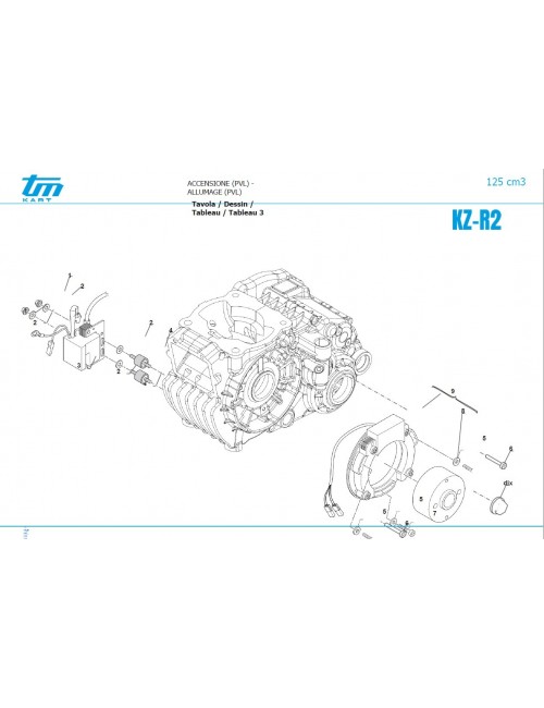 ECROU D'ALLUMAGE 100cc