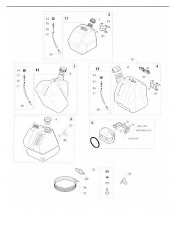 ENSEMBLE DE SUPPORT DE TUYAU DE CARBURANT BIRELART-MAGICKART