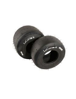Pneu LECONT SET 4 LOH pour karting, adapté aux conditions de course exigeantes