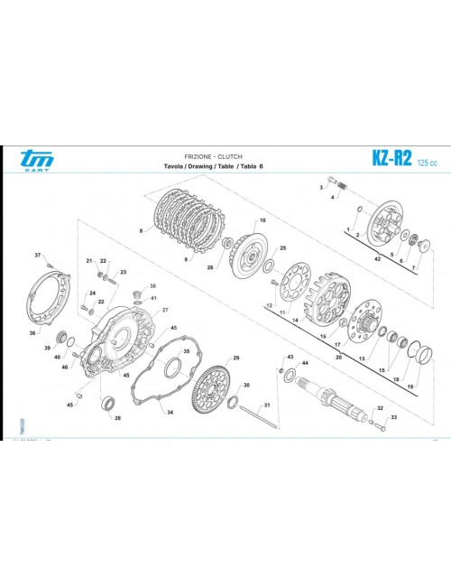 ÉCROU EMBRAYAGE ERGAL TM (3)