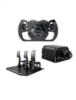 Volant GTS et Pédales CAMMUS DDWB 15NM et LC100-MAGICKART