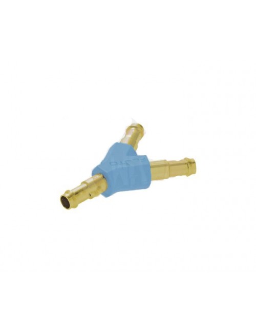Raccord durit laiton en Y Ø 6mm