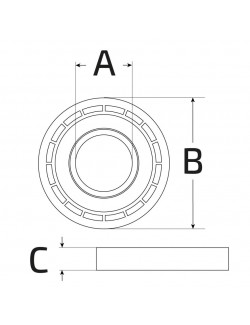 Roulement Birelart 6000 10 mm interieur, 26 mm exterieur -Magickart
