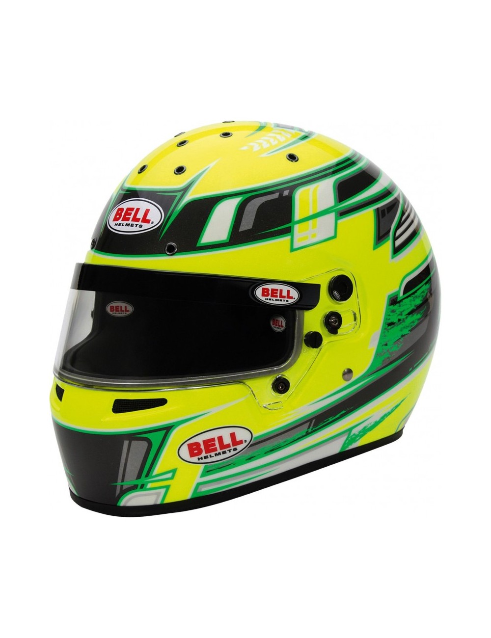Casque karting Bell KC7-CMR CHAMPION JAUNE-Magickart Casque karting Bell KC7-CMR CHAMPION JAUNE-Magickart