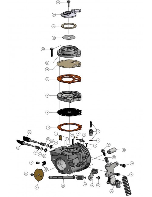 (21c) Copper Washer Adjustment Screw Tillo HL/HW Tillotson | Magickart.eu at Competitive Price