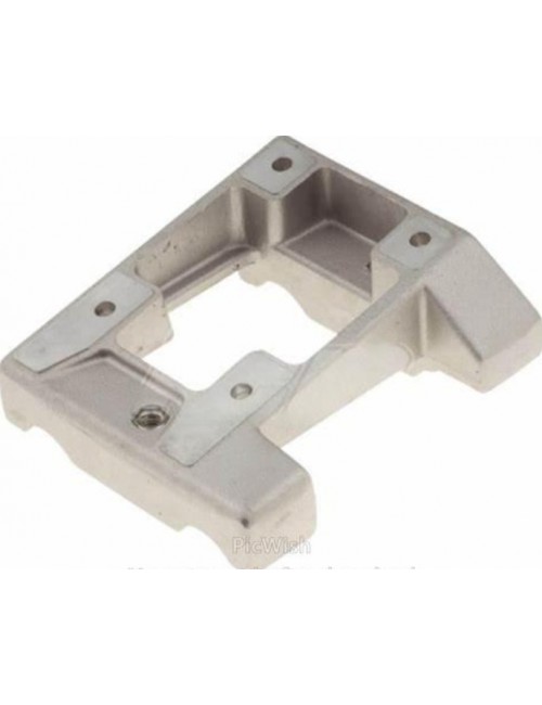PLATINE ALUMINIUM INCLINEE PERCEE ø28*92mm OTK-magickart