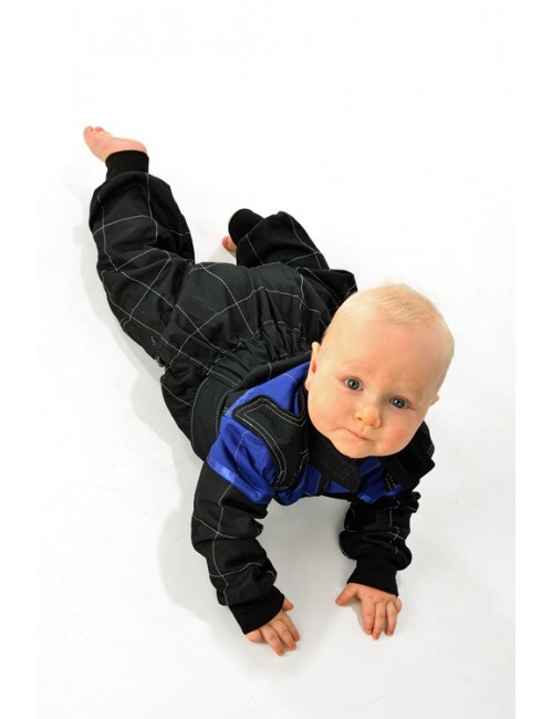 combinaison bebe bleu 