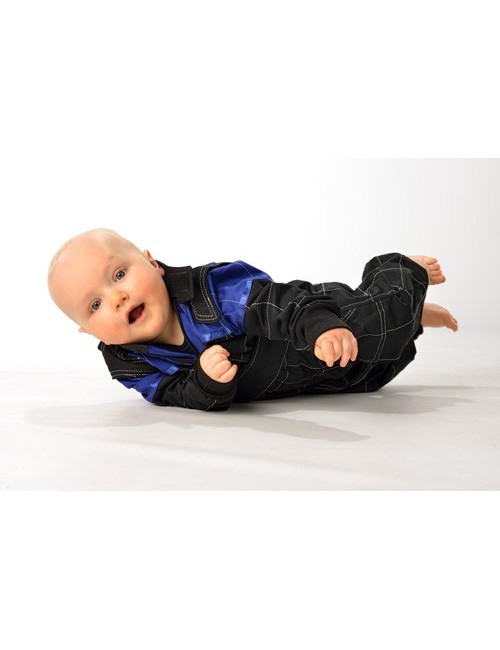 combinaison bebe bleu 