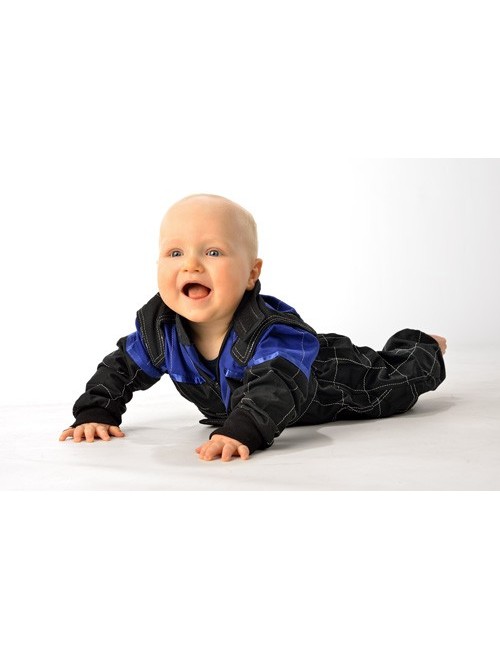 combinaison bebe bleu 