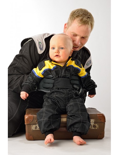 combinaison bebe jaune
