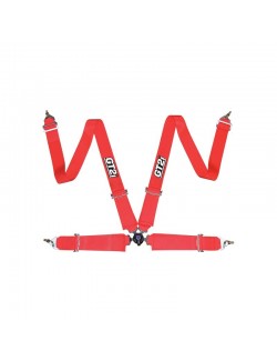 Harnais FIA pour Berline GT2i 4 Points 3" Rouge