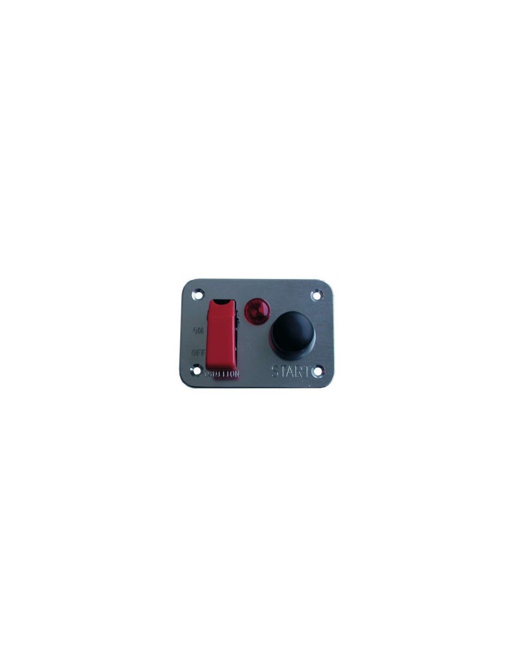Starter pack Plate 1 Button + 1 Switch + 1 Indicator light Starter pack Plate 1 Button + 1 Switch + 1 Indicator light