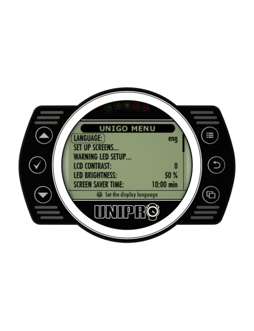 UNIGO 6005 afficheur BASIC KIT avec GPS, noir