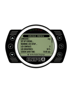 UNIGO 6005 afficheur BASIC KIT avec GPS, noir