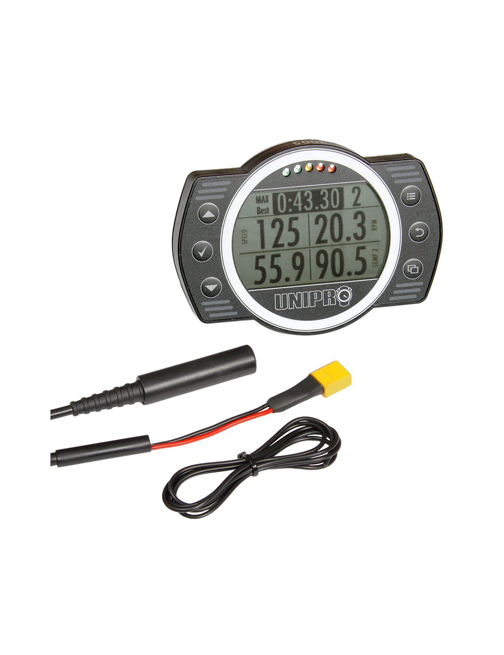 UNIGO 6005 afficheur BASIC KIT avec GPS, noir UNIGO 6005 afficheur BASIC KIT avec GPS, noir