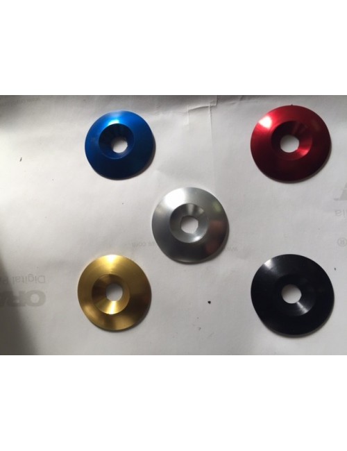 RONDELLE EVASEE 34 x 8mm EN ALUMINIUM ANODISEE 