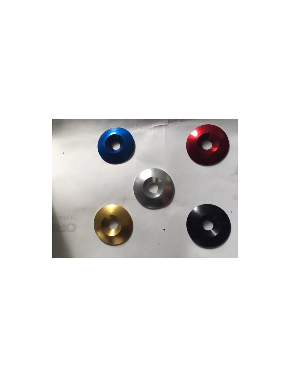 RONDELLE EVASEE 34 x 8mm EN ALUMINIUM ANODISEE RONDELLE EVASEE 34 x 8mm EN ALUMINIUM ANODISEE