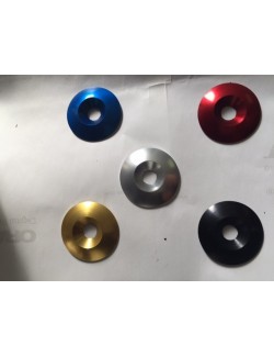 RONDELLE EVASEE 34 x 8mm EN ALUMINIUM ANODISEE 