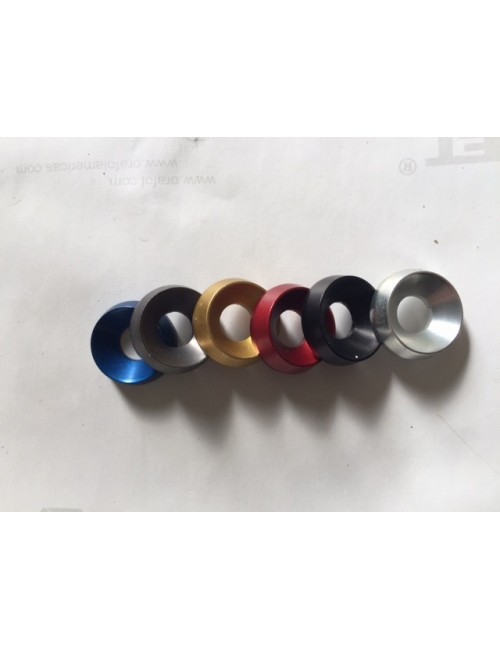 RONDELLE EVASEE 19 x 8mm EN ALUMINIUM ANODISEE