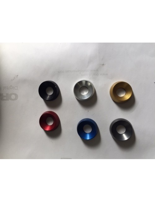 RONDELLE EVASEE 19 x 8mm EN ALUMINIUM ANODISEE