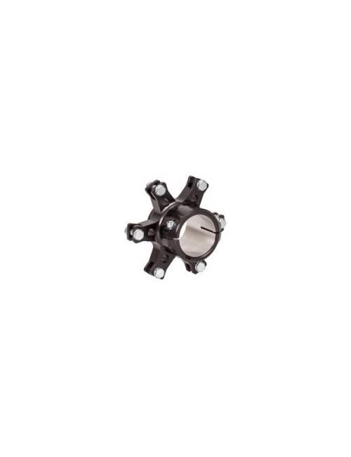 PORTE DISQUE FLOTTANT EN ALUMINIUM NOIR 50mm AVEC RAIS